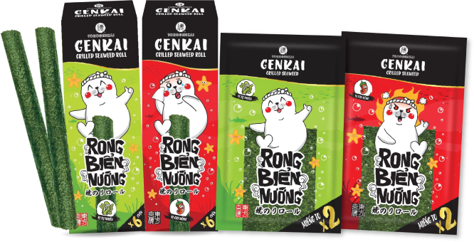 Snack rong biển nướng vị Tự nhiên 43.2g